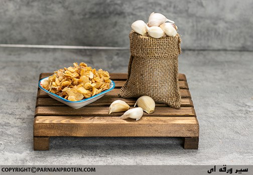 سیرخشک ورقه ای 100گرمی